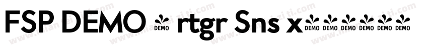 FSP DEMO - rtgr Sns x字体转换